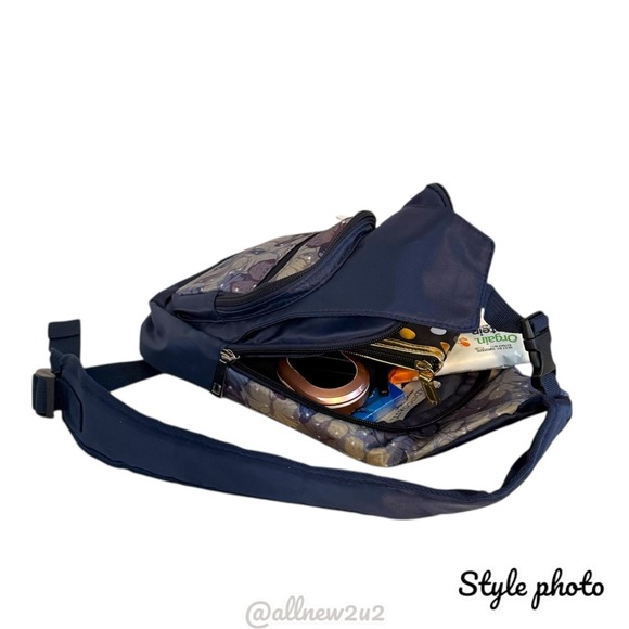 Butterfly Print Sling Mini Backpack Bag New - Picture 13 of 16